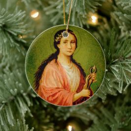 Double Image St. Apollonia (BLA 001) Keramik Keramikornament