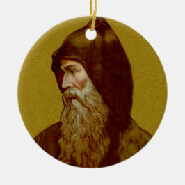 Double Image St. Cyril the Monk (M 002) Keramik Keramik Ornament