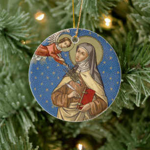 Double Image St. Teresa of Avila (SAU 28) Keramik Ornament