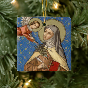 Double Image St. Teresa of Avila (SAU 28) Keramikornament