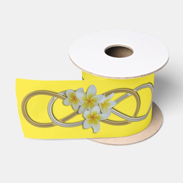 Double Infinity BiColor Frangipani + Ihr Backgr. Satinband (Spule)
