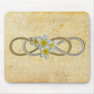 Double Infinity BiColor Frangipani Mousepad