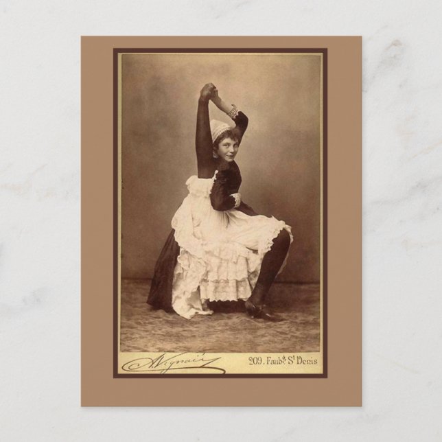 Double Jointed Circus Performer auf Karten (Vorderseite)