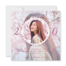 Double Layer Personalize Happy Birthday Card