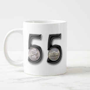 Double Nickel 55 Geburtstag Jumbo-Tasse