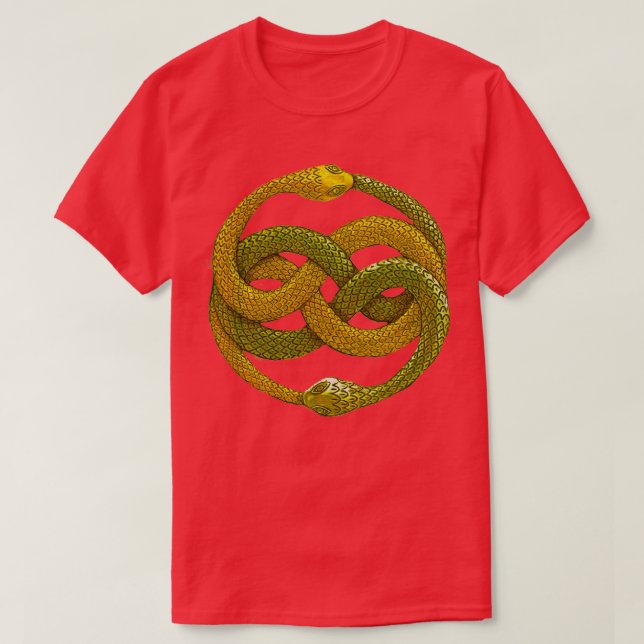 Double Ouroboros Auryn T-Shirt (Design vorne)