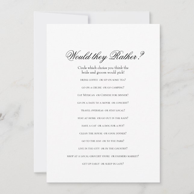 Double Side - 2 Brautparty Games (Vorderseite)