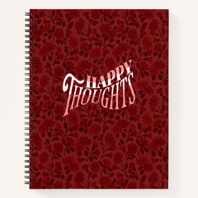 Double Side Journal-Notebook - Red Notizbuch (Vorderseite)