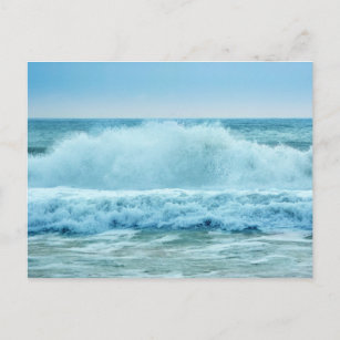 Double Side Ocean Wave Crashcard Postkarte