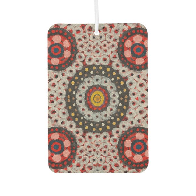 Double-Sided Kaleidoscope Tote – One-of-a-Kind  Autolufterfrischer (Vorderseite)