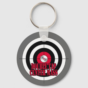 Double Stich Center Mass Schlüsselanhänger