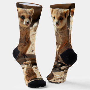 "Double the Cuteness: Aussie Quokka Twins" Socken