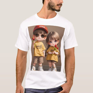 Double the Joy: Sibling Lächeln T-Shirt" wäre eine T-Shirt