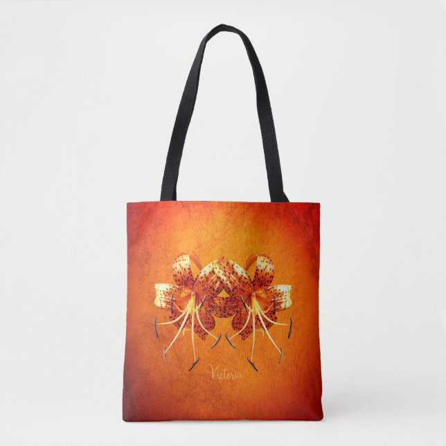 Double Tiger Lilies Tasche (Vorderseite)