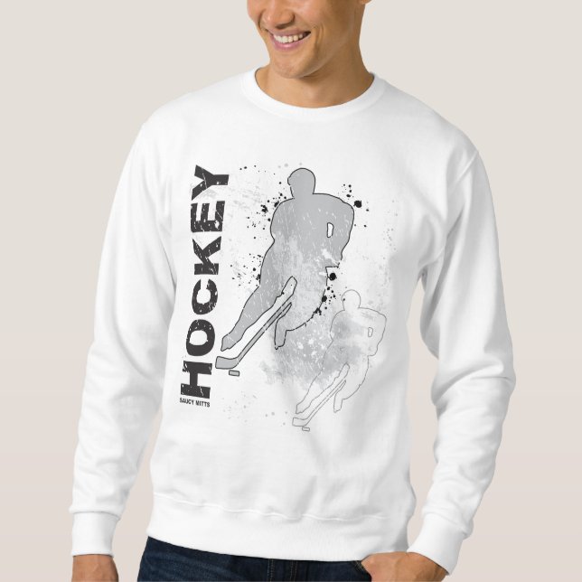 Double Vision Hockey (männlich) Sweatshirt (Vorderseite)
