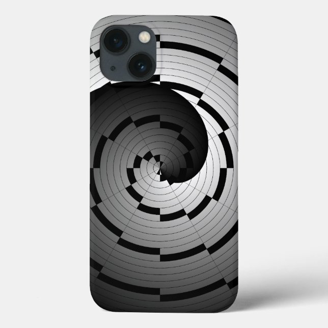 Double Yin Yang Spiral von Kenneth Yoncich Case-Mate iPhone Hülle (Rückseite)
