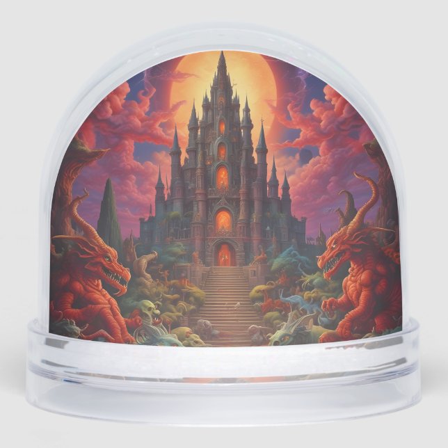 Double Your Dragon Fantasy Final Schneekugeln (Vorderseite)