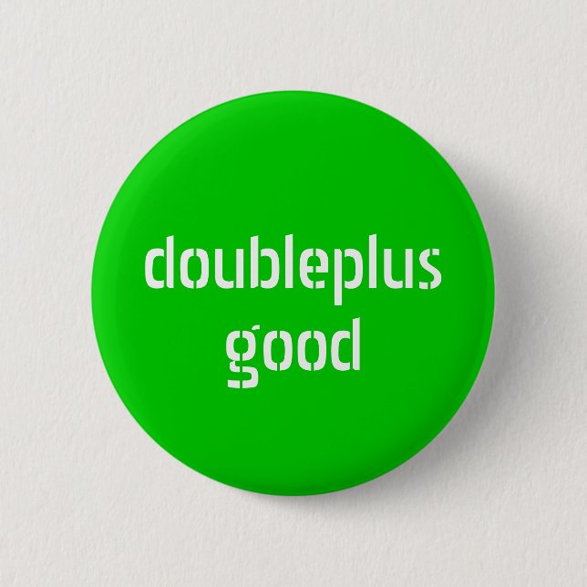 doubleplusgood Knopf Button (Vorderseite)