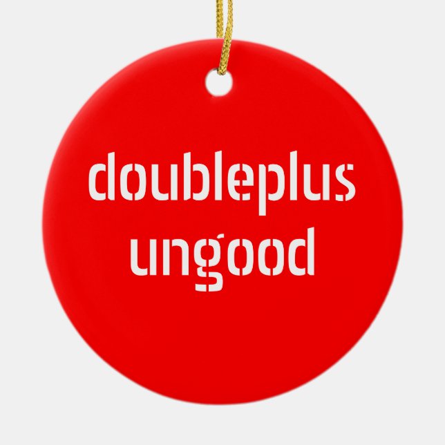 doubleplusungood/doubleplusgood Verzierung Keramikornament (Vorne)