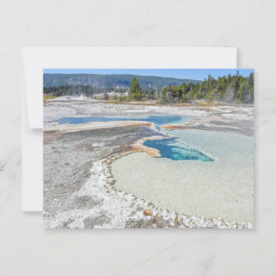 Doublepool, Yellowstone Nationalpark Postkarte