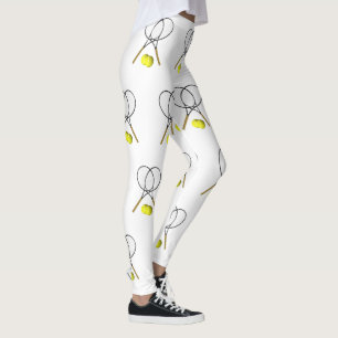 Doubles Tennis Thema Sport Leggings