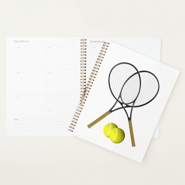Doubles Tennis Thema Sport Planer (Anzeige)
