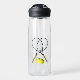 Doubles Tennis Thema Sport Trinkflasche