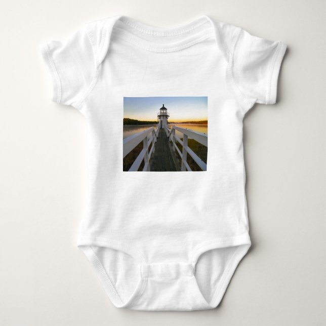 Doubling Point Light, Maine Baby Strampler (Vorderseite)
