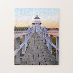 Doubling Point Lighthouse, Arrowsic Island, Maine Puzzle