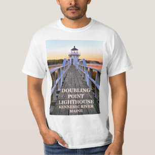 Doubling Point Lighthouse, Maine T - Shirt