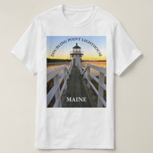 Doubling Point Lighthouse, Maine T - Shirt