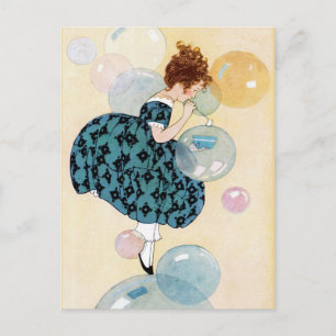 "DOUBLY BUBBLY" FLOATING FANTASY POSTKARTE