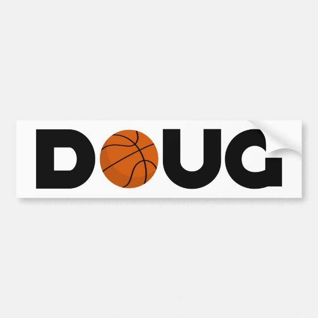 Doug Basketball Autoaufkleber (Vorne)