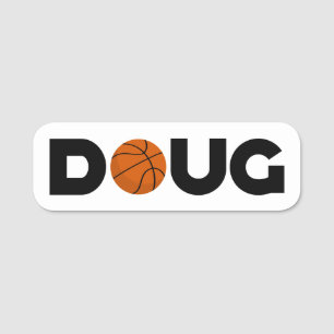 Doug Basketball Namensschild