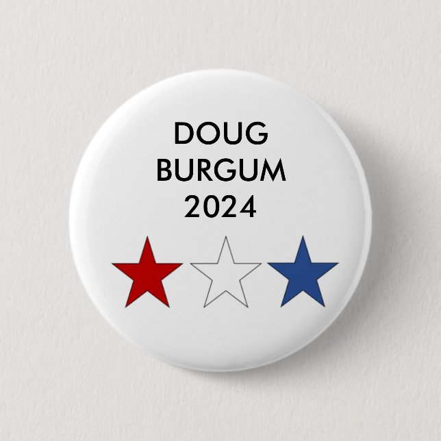 Doug Burgum für Präsident 2024 Button (Vorderseite)