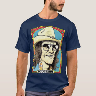 Doug Sahm Retro Illustration Fan Artwork T-Shirt