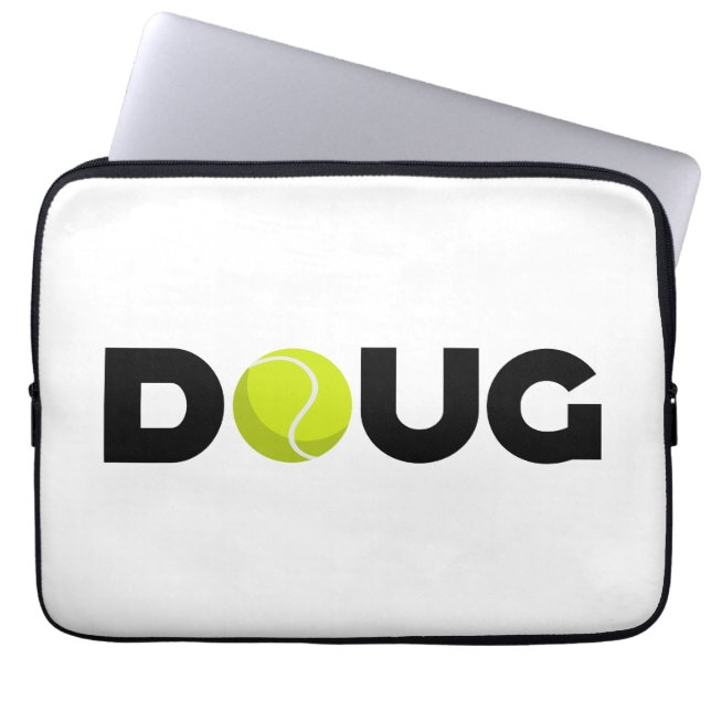 Doug Tennis Laptopschutzhülle (Vorderseite)