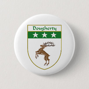 Dougherty Wappen/Familienwappen Button
