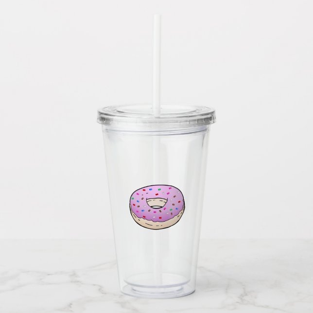 Doughnut - Akrylic Tumbler Acryltrinkbecher (Vorderseite)