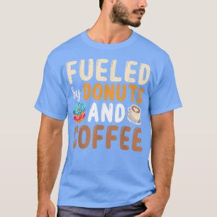 Doughnut Coffee Lover Süßigkeiten Food Snacks Glav T-Shirt