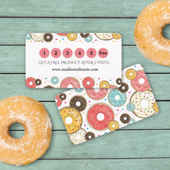 Doughnut Colorful Pattern Treuekarte (Von Creator hochgeladen)