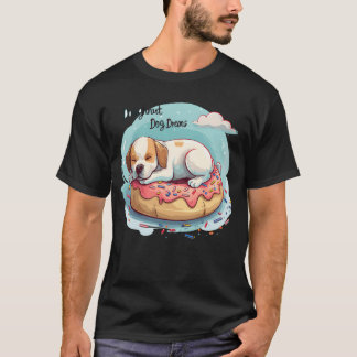 Doughnut Dog Dreams Donut Niedlich Dog Geschenkret T-Shirt