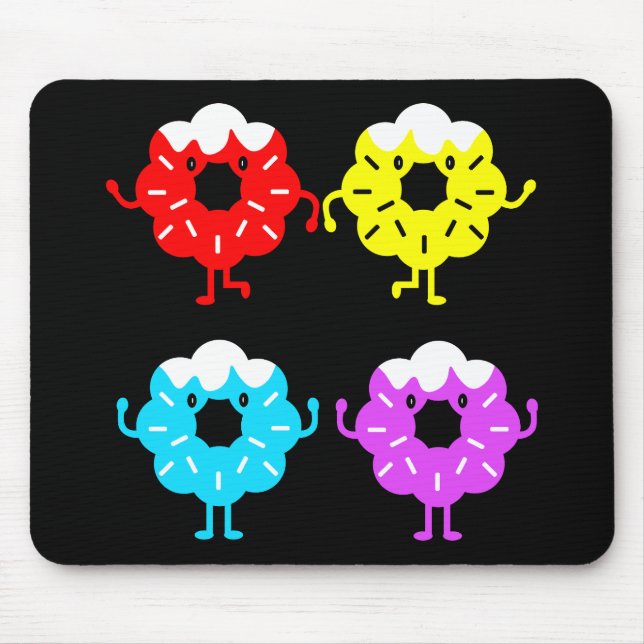 Doughnut Donut Lovers Mousepad (Vorne)