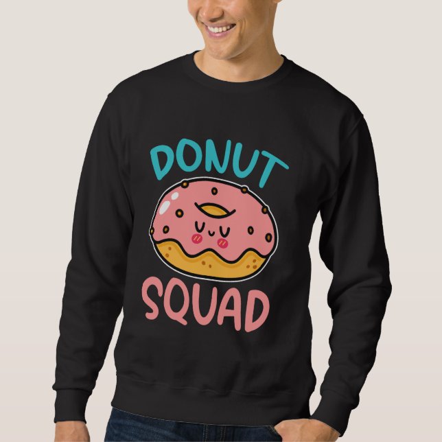 Doughnut Donut Squad Donut Kids Sweatshirt (Vorderseite)