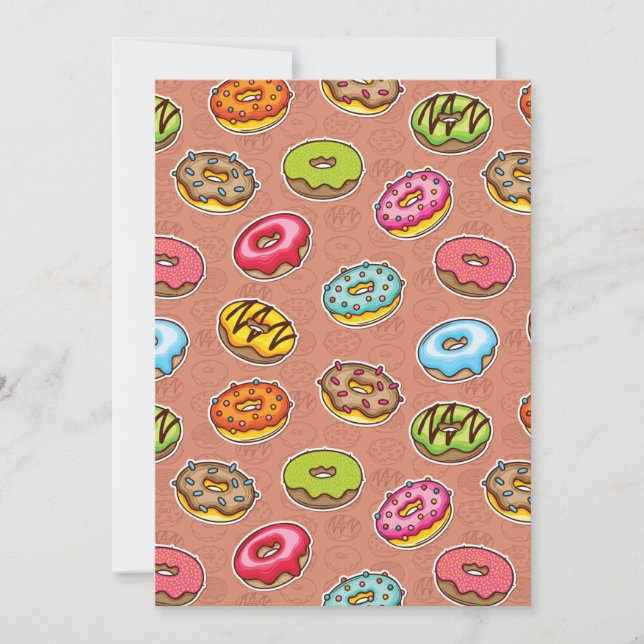 Doughnut  einladung (Vorderseite)