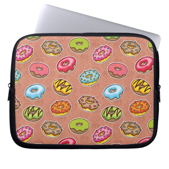 Doughnut Laptopschutzhülle (Vorderseite)