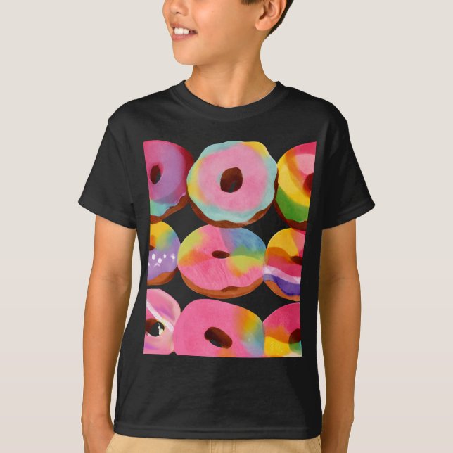 Doughnut Liebhaber T-Shirt (Vorderseite)
