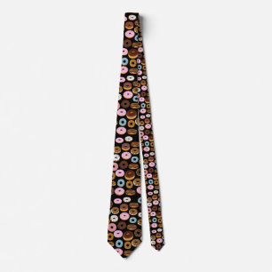 Doughnut Neck Tie Black Krawatte