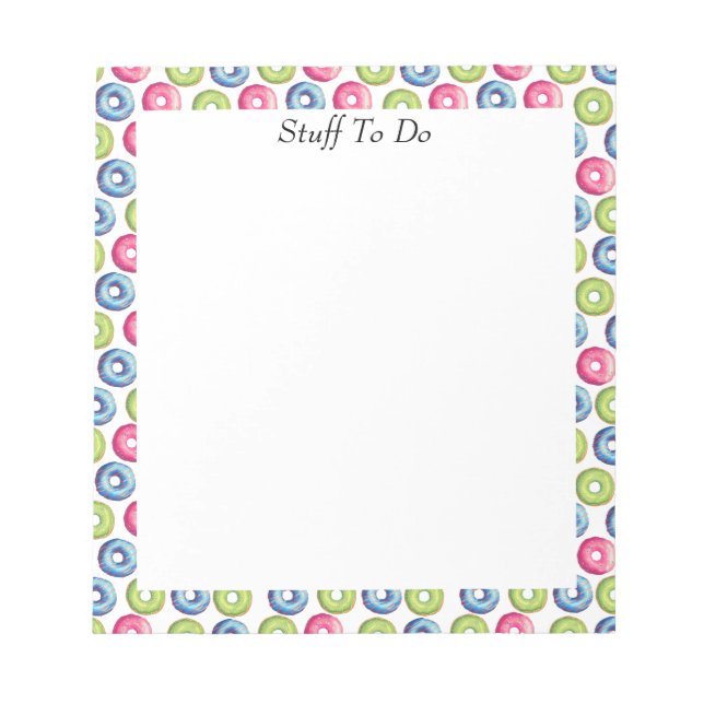 Doughnut! Notizblock (Vorderseite)