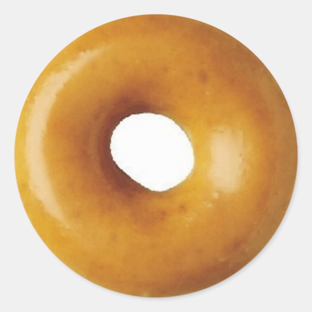 Doughnut Runder Aufkleber (Vorderseite)